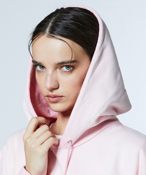 DOUBLE STANDARD CLOTHING(ダブルスタンダードクロージング)の「裏毛ケミカルスノーパーカー(パーカー・レディース・サックスブルー/ピンク・FREE)」の9枚目の写真