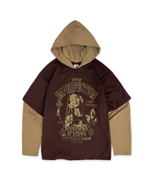 DEFYCLUBROBBERS（ディファイクラブロバース）の「Imperfection Layered Hoodie Sleeves (2color)（パーカー）」