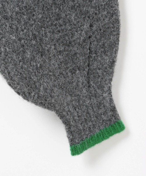 LEPSIM（レプシィム）の「3ゲージ配色ショートプルオーバー　637998（ニット/セーター・レディース・ベージュ/ピンク/チャコールグレー/ライトブルー・FREE）」の5枚目の写真