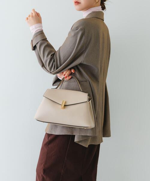 RODE SKO(ロデスコ)の「フラップワンハンドルバッグ(ハンドバッグ・レディース・アイボリー/ブラック/モカ・ONE)」の13枚目の写真