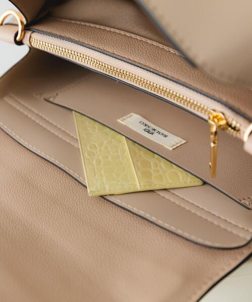 RODE SKO(ロデスコ)の「フラップワンハンドルバッグ(ハンドバッグ・レディース・アイボリー/ブラック/モカ・ONE)」の7枚目の写真