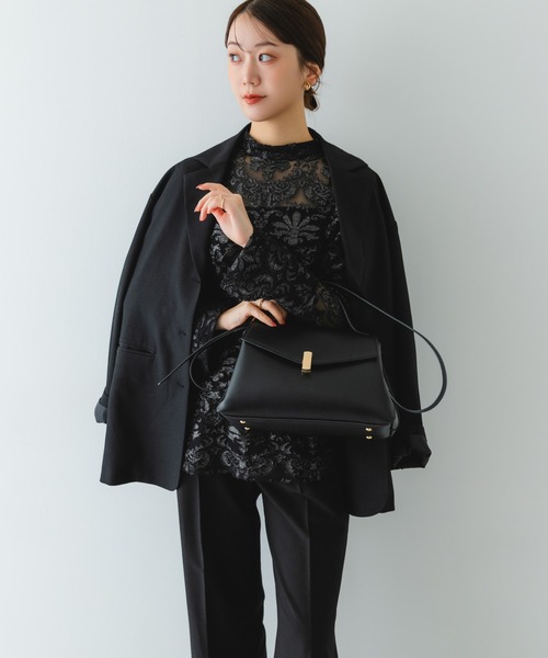 RODE SKO(ロデスコ)の「フラップワンハンドルバッグ(ハンドバッグ・レディース・アイボリー/ブラック/モカ・ONE)」の10枚目の写真