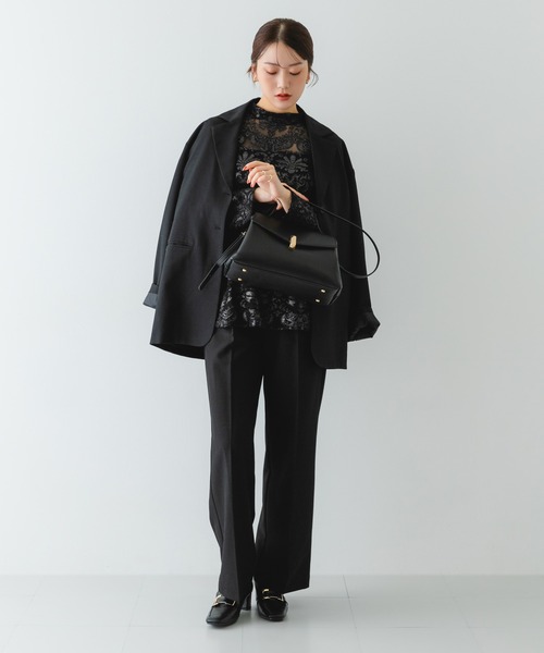 RODE SKO(ロデスコ)の「フラップワンハンドルバッグ(ハンドバッグ・レディース・アイボリー/ブラック/モカ・ONE)」の12枚目の写真