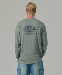 LMC | CREW LONG SLV TEE gray khaki(Tシャツ/カットソー)