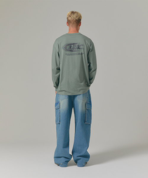 LMCの「CREW LONG SLV TEE gray khaki(Tシャツ/カットソー・レディース・その他・S/M/L)」の2枚目の写真
