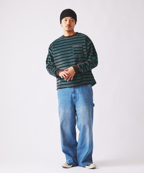 デニム＆ヒッコリー ”レイジー” ペインターパンツ（デニムパンツ