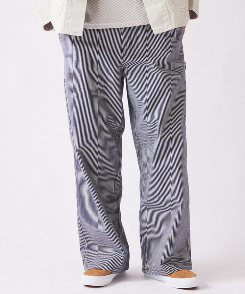 JOURNAL STANDARD relume（ジャーナルスタンダード　レリューム）の「デニム＆ヒッコリー ”レイジー” ペインターパンツ（デニムパンツ・メンズ・アイボリー/ベージュ系その他/ブルー系その他/コバルトブルー・SMALL/MEDIUM/LARGE）」の6枚目の写真