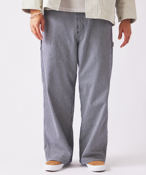 JOURNAL STANDARD relume（ジャーナルスタンダード　レリューム）の「デニム＆ヒッコリー ”レイジー” ペインターパンツ（デニムパンツ・メンズ・アイボリー/ベージュ系その他/ブルー系その他/コバルトブルー・SMALL/MEDIUM/LARGE）」の7枚目の写真