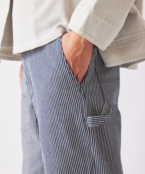 JOURNAL STANDARD relume（ジャーナルスタンダード　レリューム）の「デニム＆ヒッコリー ”レイジー” ペインターパンツ（デニムパンツ・メンズ・アイボリー/ベージュ系その他/ブルー系その他/コバルトブルー・SMALL/MEDIUM/LARGE）」の11枚目の写真