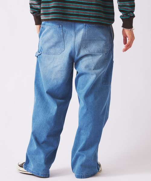 JOURNAL STANDARD relume（ジャーナルスタンダード　レリューム）の「デニム＆ヒッコリー ”レイジー” ペインターパンツ（デニムパンツ・メンズ・アイボリー/ベージュ系その他/ブルー系その他/コバルトブルー・SMALL/MEDIUM/LARGE）」の22枚目の写真