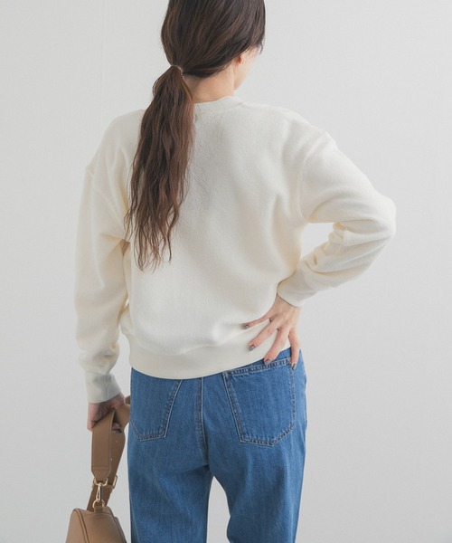 URBAN RESEARCH DOORS（アーバンリサーチドアーズ）の「カットブークレーショートカーディガン（カーディガン/ボレロ・レディース・オフホワイト/ベージュ系その他・FREE）」の5枚目の写真