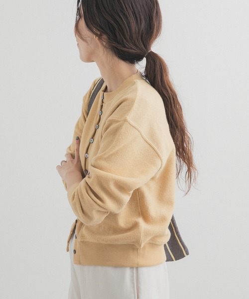 URBAN RESEARCH DOORS（アーバンリサーチドアーズ）の「カットブークレーショートカーディガン（カーディガン/ボレロ・レディース・オフホワイト/ベージュ系その他・FREE）」の11枚目の写真