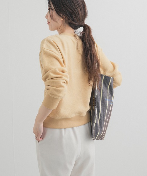 URBAN RESEARCH DOORS（アーバンリサーチドアーズ）の「カットブークレーショートカーディガン（カーディガン/ボレロ・レディース・オフホワイト/ベージュ系その他・FREE）」の12枚目の写真