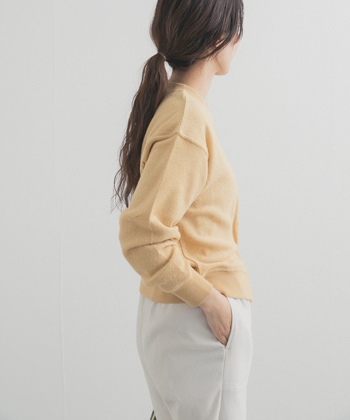 URBAN RESEARCH DOORS（アーバンリサーチドアーズ）の「カットブークレーショートカーディガン（カーディガン/ボレロ・レディース・オフホワイト/ベージュ系その他・FREE）」の14枚目の写真