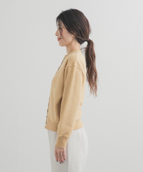 URBAN RESEARCH DOORS（アーバンリサーチドアーズ）の「カットブークレーショートカーディガン（カーディガン/ボレロ・レディース・オフホワイト/ベージュ系その他・FREE）」の18枚目の写真