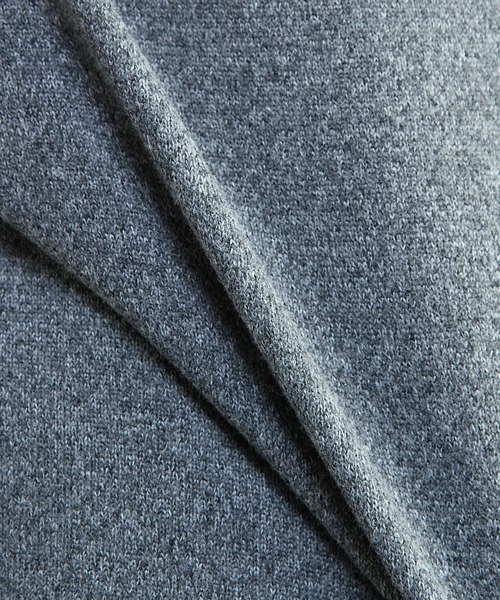 MEN'S MELROSE（メンズメルローズ）の「ラムウールライクモックネックニット（ニット/セーター・メンズ・グレー/ブラック/オフホワイト・4/3）」の17枚目の写真