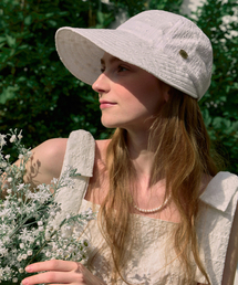 NONLOCAL(�m�����[�J��)��Amy Lace Sun Visor - White(�T���o�C�U�[)