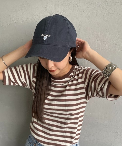 Barbour（バブアー）の「[Barbour/バブアー] CASCADE SPORTS ロゴ刺繍 コットン６パネル キャップ（キャップ・レディース・ライトブルー/グレー/キャメル/ネイビー・ONE SIZE）」の3枚目の写真