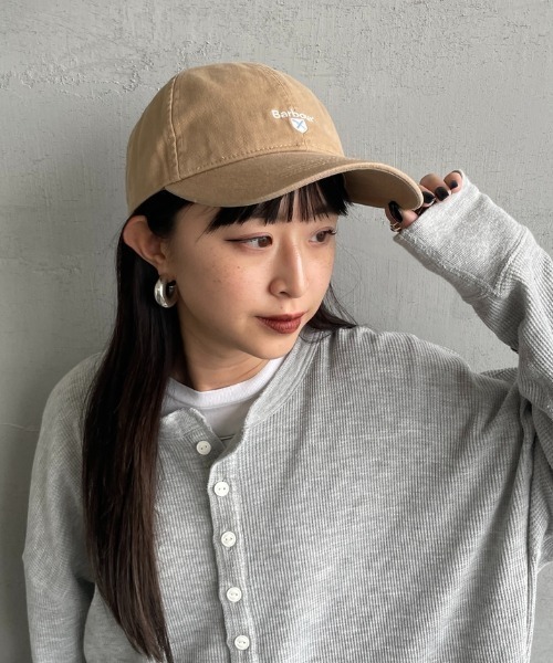 Barbour（バブアー）の「[Barbour/バブアー] CASCADE SPORTS ロゴ刺繍 コットン６パネル キャップ（キャップ・レディース・ライトブルー/グレー/キャメル/ネイビー・ONE SIZE）」の4枚目の写真