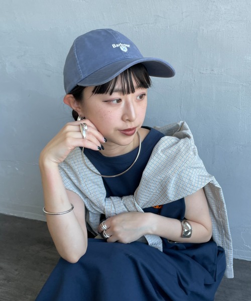 Barbour（バブアー）の「[Barbour/バブアー] CASCADE SPORTS ロゴ刺繍 コットン６パネル キャップ（キャップ・レディース・ライトブルー/グレー/キャメル/ネイビー・ONE SIZE）」の2枚目の写真