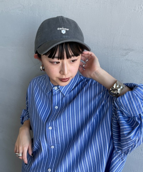 Barbour（バブアー）の「[Barbour/バブアー] CASCADE SPORTS ロゴ刺繍 コットン６パネル キャップ（キャップ・レディース・ライトブルー/グレー/キャメル/ネイビー・ONE SIZE）」の13枚目の写真