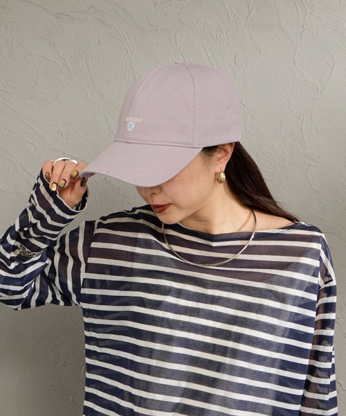 Barbour（バブアー）の「[Barbour/バブアー] CASCADE SPORTS ロゴ刺繍 コットン６パネル キャップ（キャップ・レディース・ライトブルー/グレー/キャメル/ネイビー・ONE SIZE）」の5枚目の写真