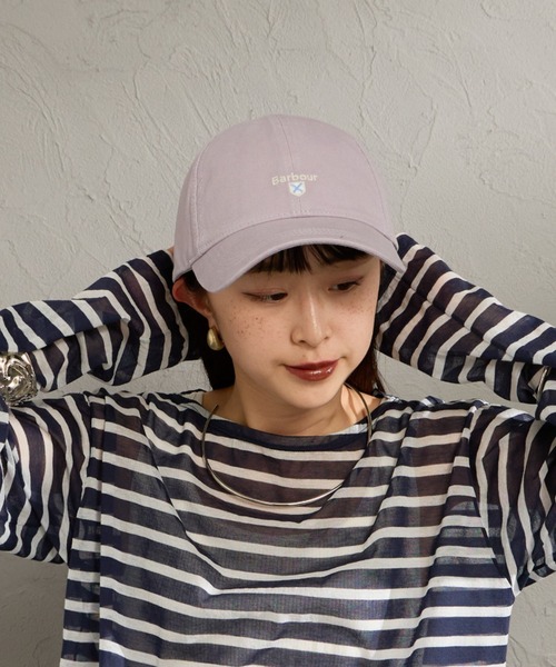 Barbour（バブアー）の「[Barbour/バブアー] CASCADE SPORTS ロゴ刺繍 コットン６パネル キャップ（キャップ・レディース・ライトブルー/グレー/キャメル/ネイビー・ONE SIZE）」の6枚目の写真