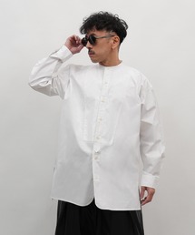 Aphlotus（アプロタス）の「バンドカラー ロングスリーブ オーバーシャツ（シャツ/ブラウス）」