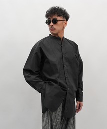 Aphlotus（アプロタス）の「バンドカラー ロングスリーブ オーバーシャツ（シャツ/ブラウス）」