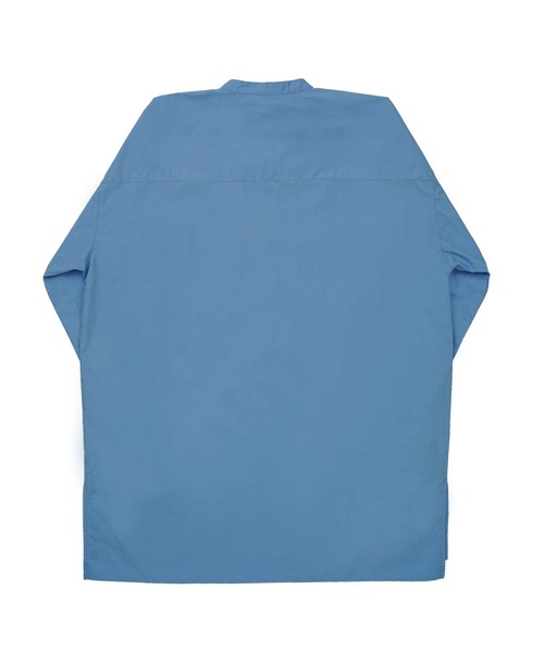 Aphlotus（アプロタス）の「バンドカラー ロングスリーブ オーバーシャツ（シャツ/ブラウス・メンズ・ブルー/ブラック/ホワイト・MEDIUM/SMALL/LARGE）」の16枚目の写真