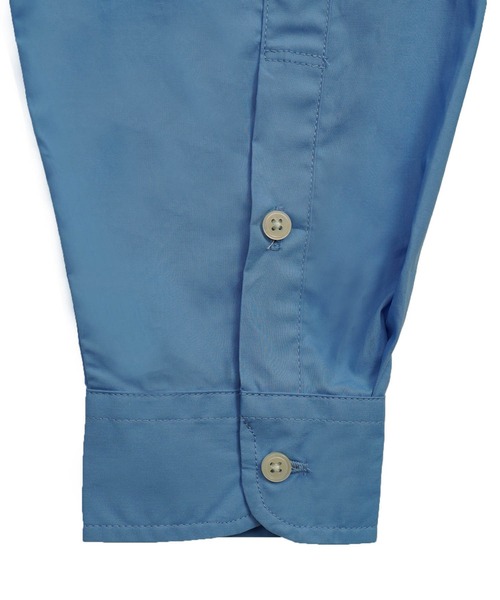 Aphlotus（アプロタス）の「バンドカラー ロングスリーブ オーバーシャツ（シャツ/ブラウス・メンズ・ブルー/ブラック/ホワイト・MEDIUM/SMALL/LARGE）」の19枚目の写真