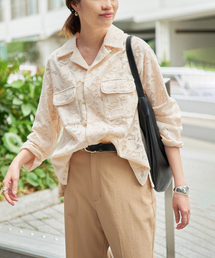 GREEN BUTTER/グリーンバター Stripe Cotton Shirt（シャツ/ブラウス