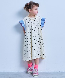 MARKEY'S（マーキーズ）の「サテンフリルショルダーワンピース（ワンピース）」