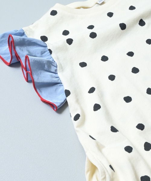 MARKEY'S(マーキーズ)の「サテンフリルショルダーワンピース(ワンピース・キッズ・ブラック系その他/ライトブルー/ホワイト系その他/グリーン系その他・110/100/90/80/130/120/150/140)」の15枚目の写真