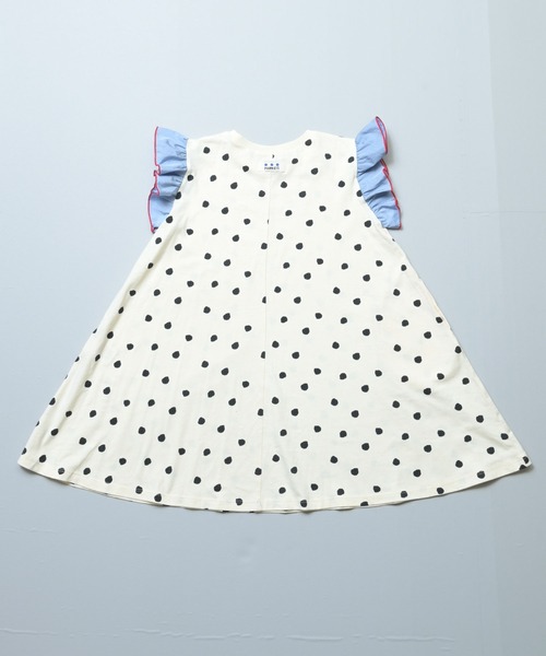 MARKEY'S(マーキーズ)の「サテンフリルショルダーワンピース(ワンピース・キッズ・ブラック系その他/ライトブルー/ホワイト系その他/グリーン系その他・110/100/90/80/130/120/150/140)」の17枚目の写真