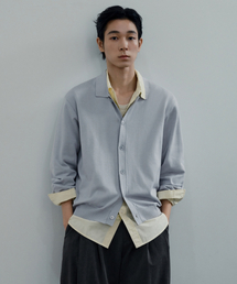 MUSINSA STANDARD（ムシンサスタンダード）の「ウォッシャブルスーピマコットンカラーガーディガン[アッシュライトブルー]（カーディガン/ボレロ）」