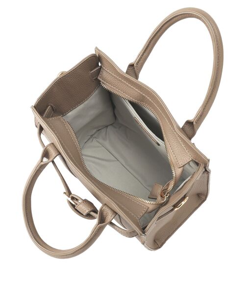 YECCA VECCA（イェッカヴェッカ）の「2wayベルトデザインハンドバッグ（ハンドバッグ・レディース・ベージュ/ブルー/アイボリー・FREE）」の6枚目の写真