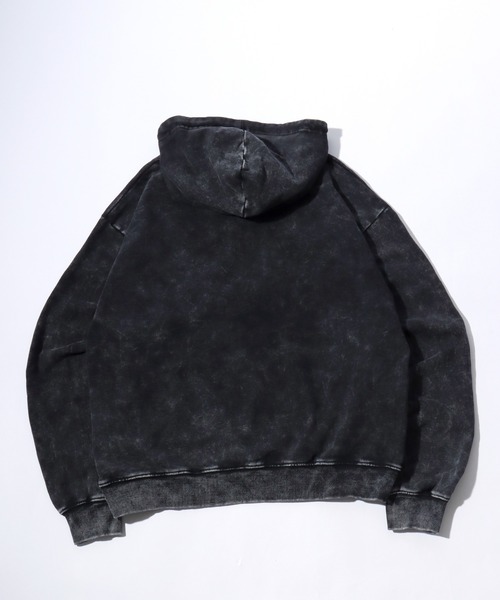 セール】グランジロゴ フェイクファーフード ダブルジップ スウェット