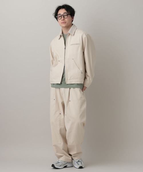 RAGEBLUE(レイジブルー)の「Corduroy Design Short Work Jacket/襟コーデュロイショートワークジャケット【セットアップ対応】(ブルゾン・メンズ・オフホワイト/ピンク系その他/その他19・LARGE/MEDIUM)」の4枚目の写真