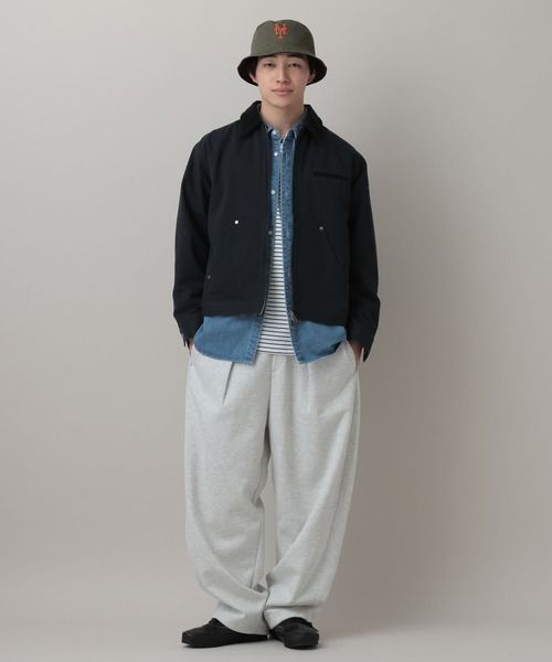 セール】Corduroy Design Short Work Jacket/襟コーデュロイショート