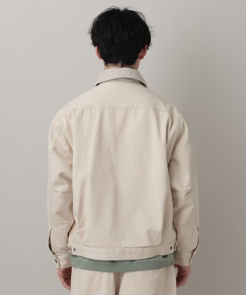 RAGEBLUE(レイジブルー)の「Corduroy Design Short Work Jacket/襟コーデュロイショートワークジャケット【セットアップ対応】(ブルゾン・メンズ・オフホワイト/ピンク系その他/その他19・LARGE/MEDIUM)」の12枚目の写真