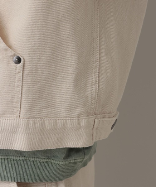 RAGEBLUE(レイジブルー)の「Corduroy Design Short Work Jacket/襟コーデュロイショートワークジャケット【セットアップ対応】(ブルゾン・メンズ・オフホワイト/ピンク系その他/その他19・LARGE/MEDIUM)」の7枚目の写真