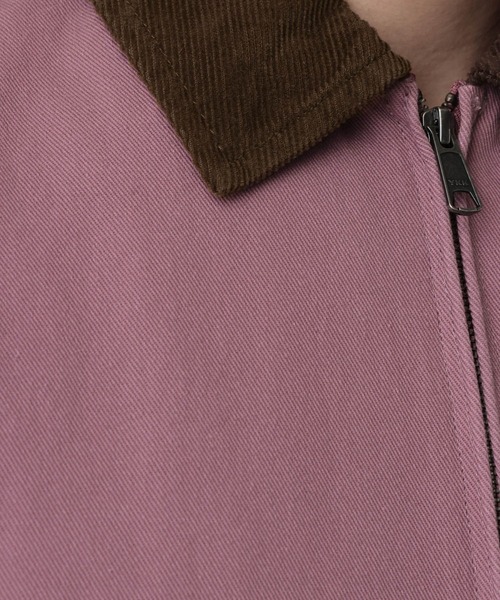RAGEBLUE(レイジブルー)の「Corduroy Design Short Work Jacket/襟コーデュロイショートワークジャケット【セットアップ対応】(ブルゾン・メンズ・オフホワイト/ピンク系その他/その他19・LARGE/MEDIUM)」の5枚目の写真