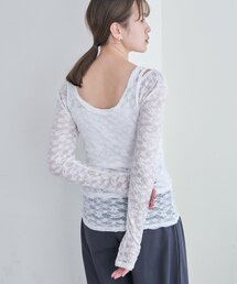 SHENERY | レースレイヤードカットソー(Tシャツ/カットソー)