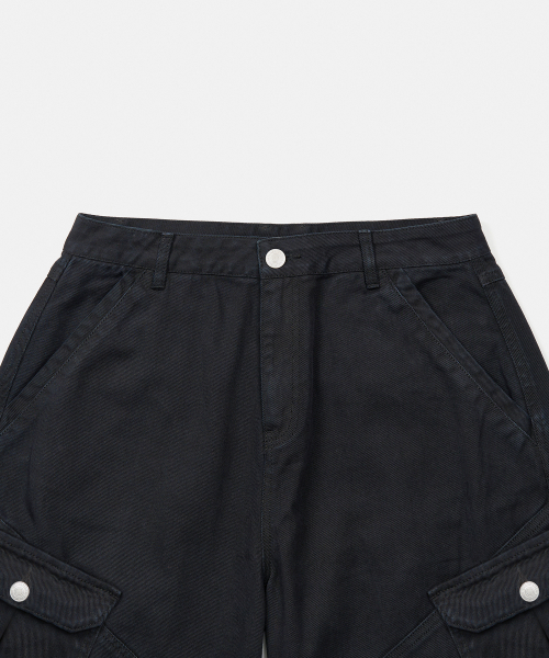 EXCONTAINER（エックスコンテナ）の「ヴィンテージダイングカーゴパンツ（ブラック）（その他パンツ・メンズ・その他・MEDIUM/LARGE/X-LARGE/SMALL）」の8枚目の写真