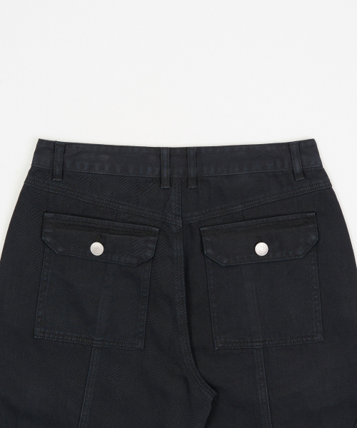 EXCONTAINER（エックスコンテナ）の「ヴィンテージダイングカーゴパンツ（ブラック）（その他パンツ・メンズ・その他・MEDIUM/LARGE/X-LARGE/SMALL）」の4枚目の写真