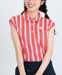 archivio | <LADIES>ストライプ柄ノースリ速乾プルオーバー(タンクトップ)