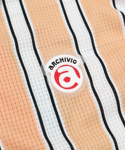 archivio（アルチビオ）の「＜LADIES>ストライプ柄ノースリ速乾プルオーバー（タンクトップ・レディース・ベージュ/レッド/ブルー・M/S/L）」の17枚目の写真