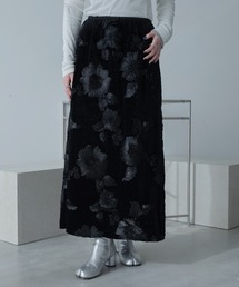 VACANCY（ヴァカンシー）の「花柄ロープ刺繍ナロースカート（スカート）」