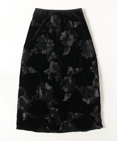 VACANCY（ヴァカンシー）の「花柄ロープ刺繍ナロースカート（スカート・レディース・ホワイト/ブラック・FREE）」の22枚目の写真